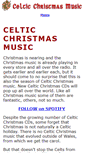 Mobile Screenshot of celticchristmasmusic.net
